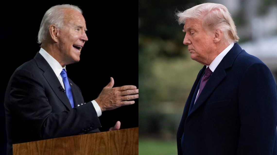 Elecciones en Estados Unidos: tensa elección con denuncias cruzadas entre Donald Trump y Joe Biden