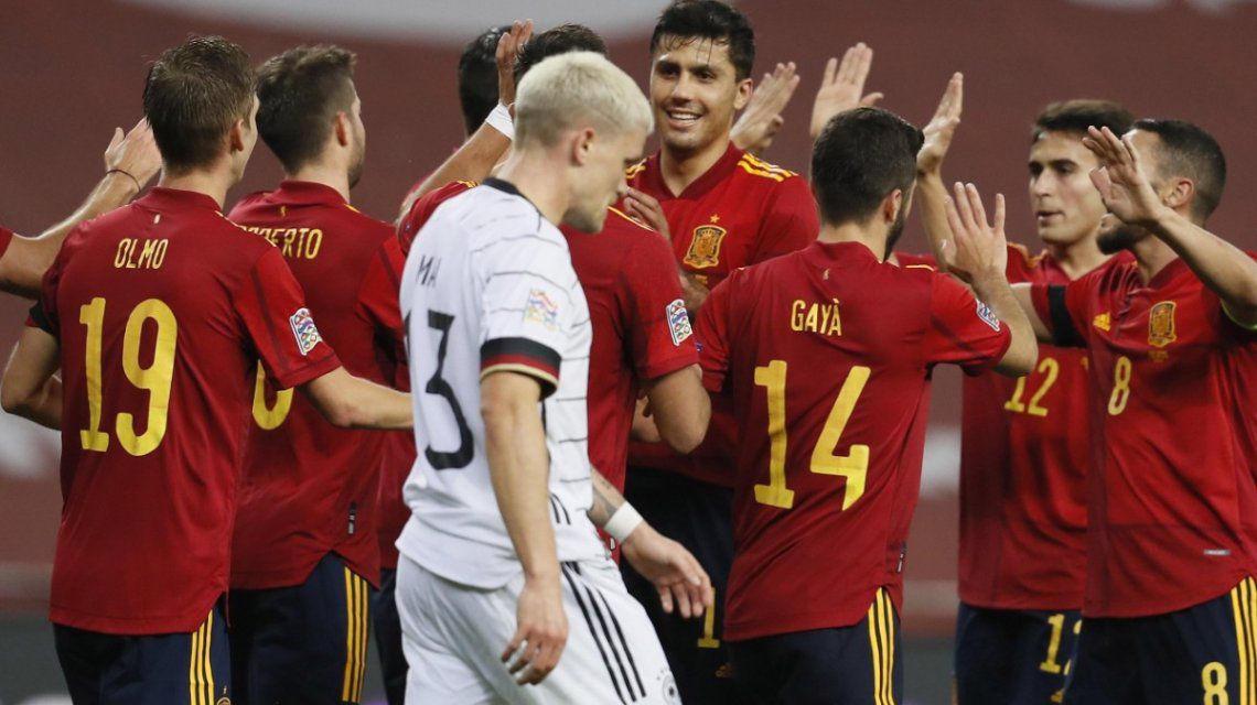 Aplastante victoria de España sobre Alemania