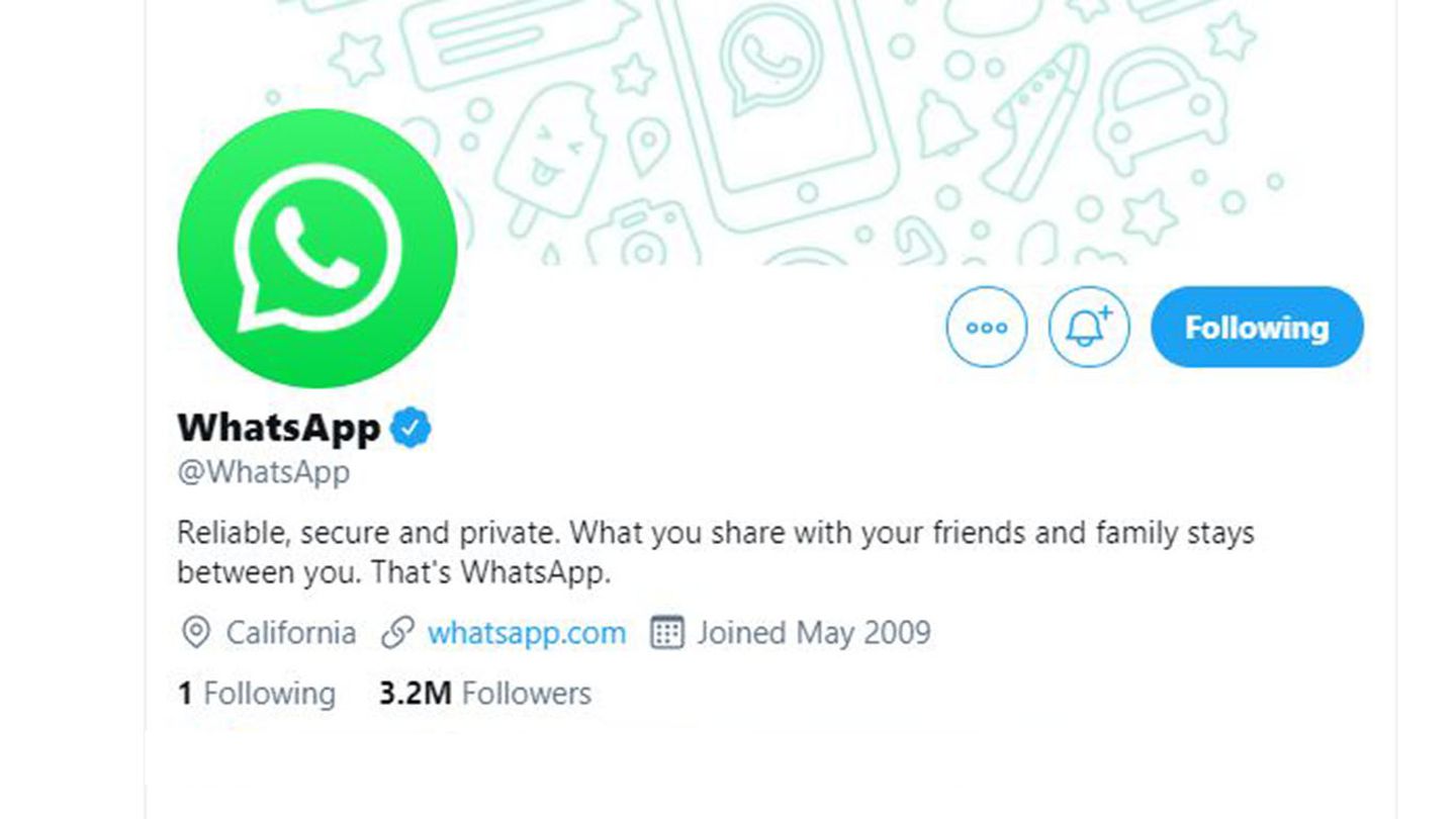 WhatsApp cambió su biografía de Twitter y busca destacar la privacidad