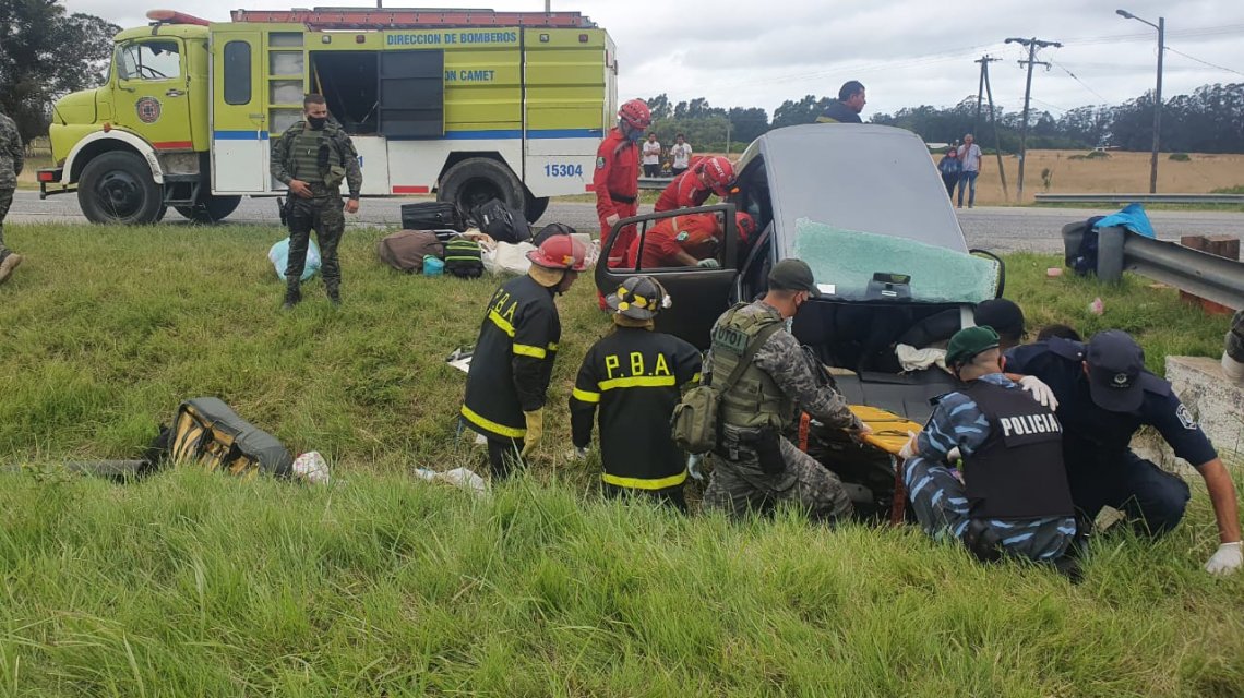Dos mujeres murieron en un accidente en Ruta 2