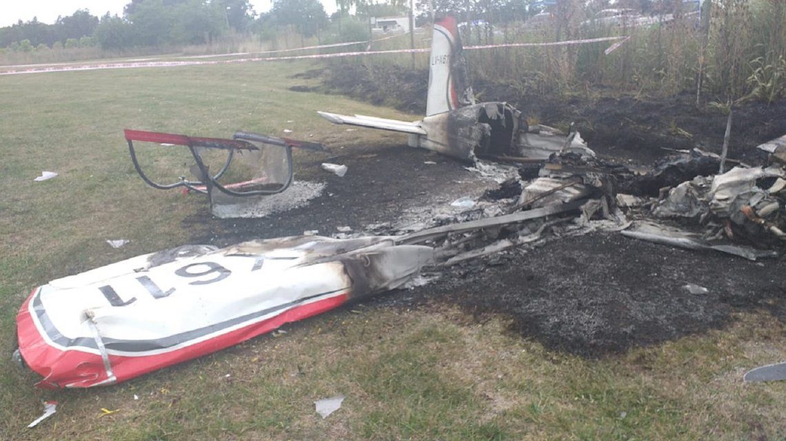 Cayó una avioneta en General Rodríguez: al menos 2 muertos