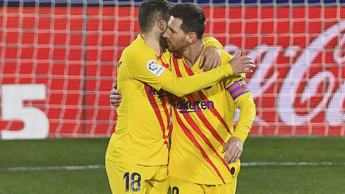 Con una asistencia de Lionel Messi, Barcelona venció al Huesca