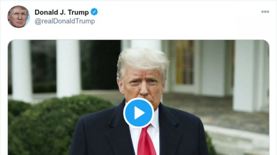 Twitter bloqueó todas las interacciones con el video de Donald Trump