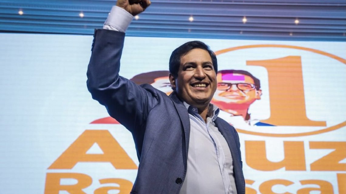 Elecciones en Ecuador: Andrés Arauz se declaró ganador, aunque pidió esperar «los resultados oficiales»