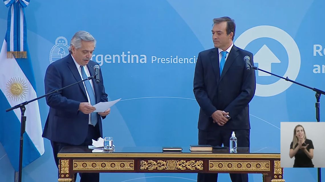 Martín Soria juró como nuevo ministro de Justicia
