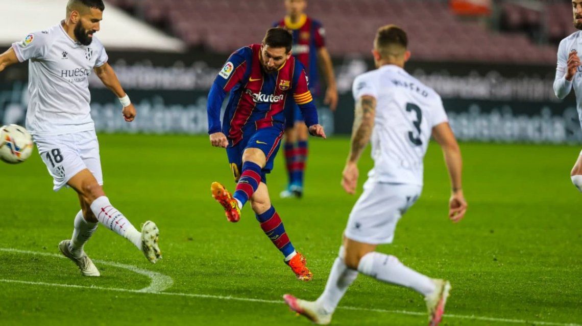Golazo y nuevo récord de Lionel Messi