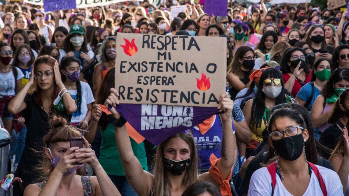 Día de la Mujer: hubo manifestaciones en todo el país