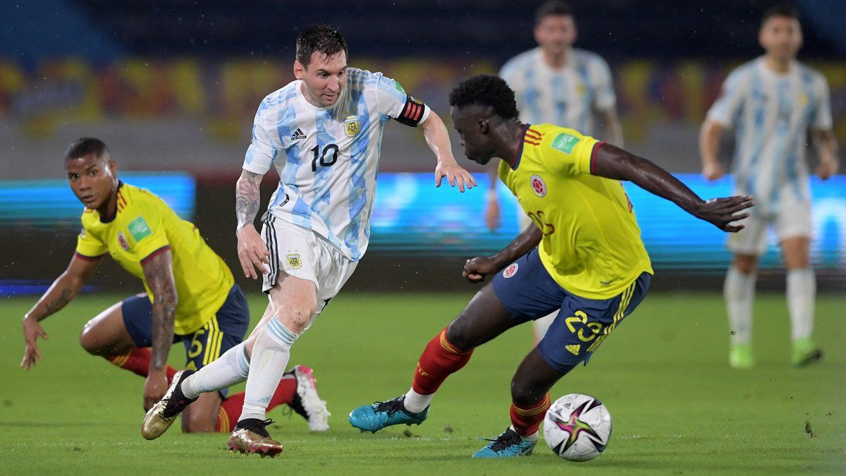 Eliminatorias: sobre la hora, Colombia le empató a Argentina en Barranquilla