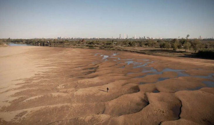 El Gobierno declaró la «emergencia hídrica» ante la histórica bajante en el Río Paraná
