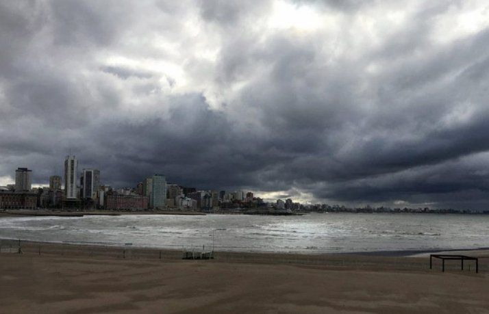 Alerta amarillo para la Costa Atlántica en el inicio de las vacaciones de invierno: ráfagas y temperaturas bajo cero
