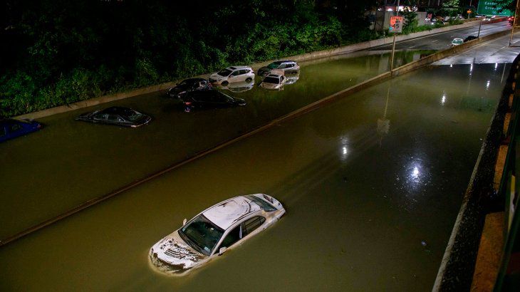 Nueva York: fuertes lluvias provocaron al menos ocho muertos