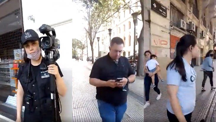 Denuncian la presencia de policías de la Ciudad de civil y filmando en la marcha por Lucas González
