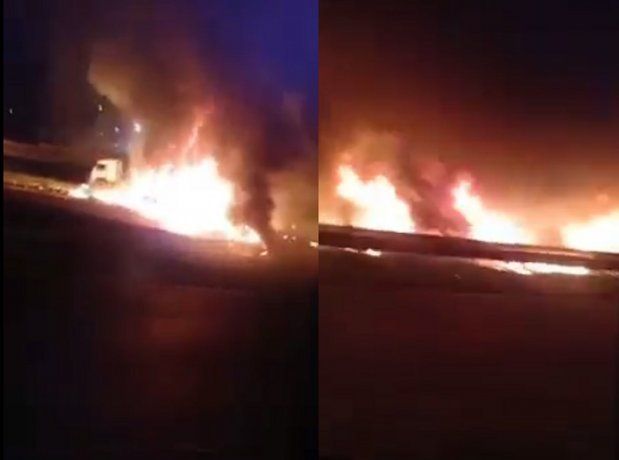 Accidente en Panamericana: explotó un camión que transportaba combustibles tras chocar con otro