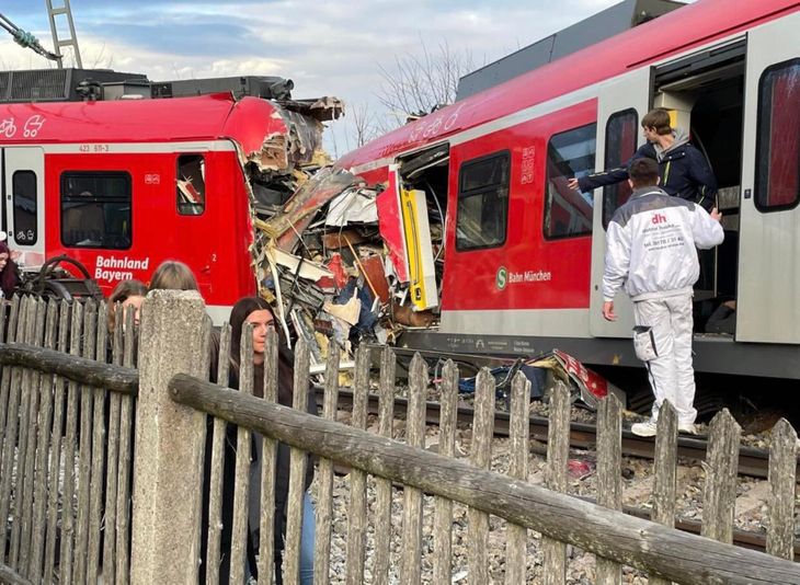 Alemania: un muerto y 14 heridos en choque de trenes