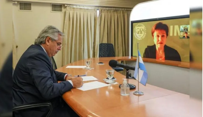 Alberto Fernández y Kristalina Georgieva conversaron sobre el acuerdo con el FMI