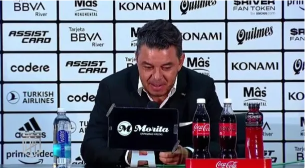El exabrupto de Marcelo Gallardo en la conferencia de prensa que hizo reír a los periodistas