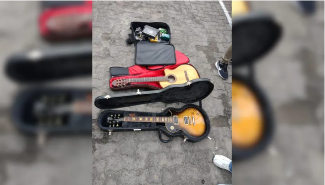 Detuvieron a dos ladrones cuando vendían una guitarra robada, valuada en $ 2,5 millones