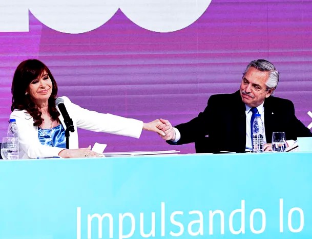 Alberto Fernández y Cristina Kirchner cenaron en la Quinta de Olivos
