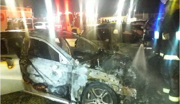 Incendiaron los autos de los jugadores de Aldosivi