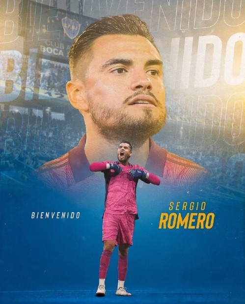 Boca presentó a Romero: «Llego al club más grande del país»