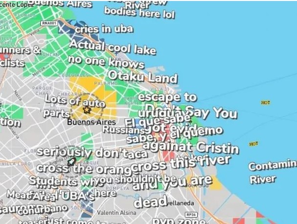 El mapa que muestra qué tan peligroso es un barrio