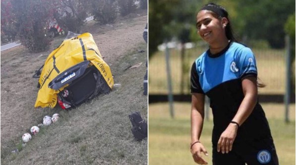 Murió una futbolista de Argentino de Merlo en un accidente automovilístico en la Ruta 9