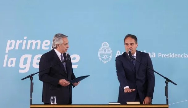 Alberto Fernández le tomó juramento a Santiago Maggiotti como ministro de Desarrollo Territorial y Hábitat