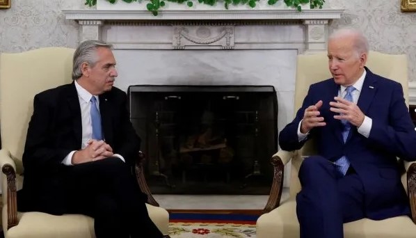 Alberto Fernández se reunió con Joe Biden en Washington