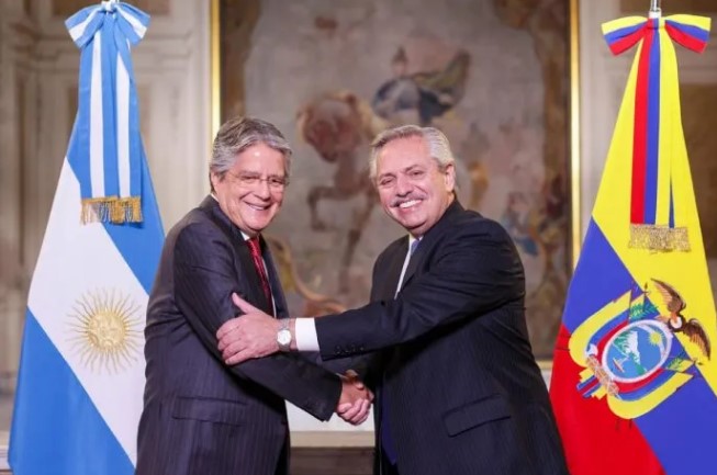 Carta de Alberto Fernández al presidente de Ecuador por conflicto diplomático