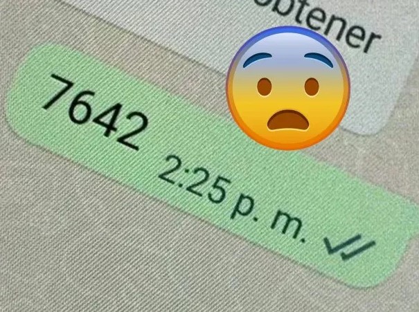Qué significa el código 7642 que llega por WhatsApp