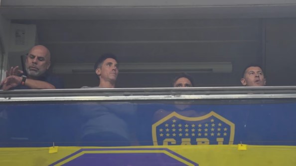 Jorge Almirón fue a ver a Boca ante Colón y compartió palco con los integrantes del Consejo de Fútbol