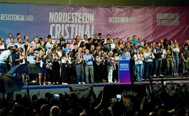 El kirchnerismo prometió en Chaco acciones para respaldar a Cristina Kirchner