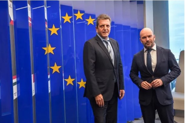 Massa se reunió con representantes de la UE para incrementar el comercio bilateral y las inversiones