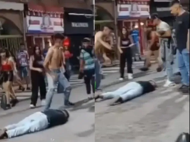 Brutal pelea en Zárate: un joven recibió una patada en la cabeza