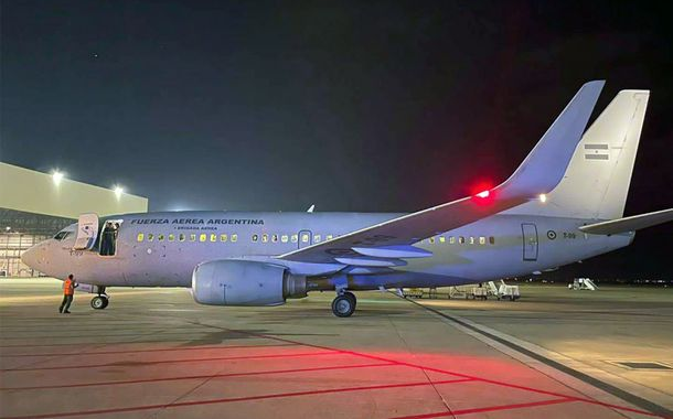Arribó a Roma el avión de Aerolíneas que repatriará argentinos evacuados de Israel