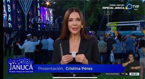 Cristina Pérez debutó en la TV Pública y la destrozaron en las redes sociales
