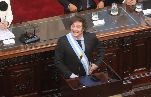 Javier Milei no pudo evitar hacer referencia a la criptoestafa: a su manera