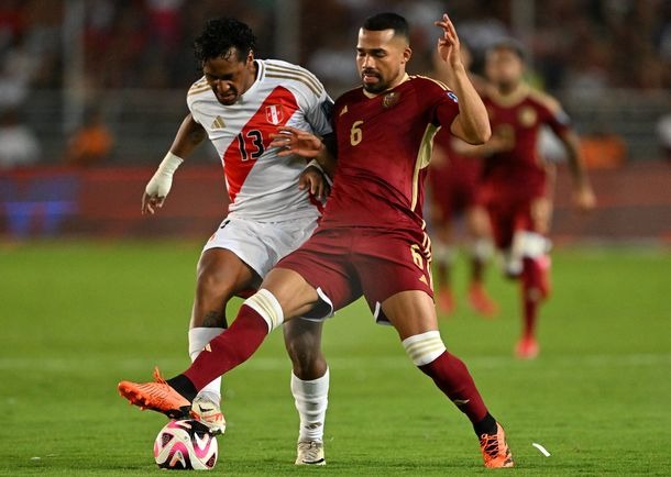 Venezuela venció 1-0 a Perú y se metió en zona de repechaje para el Mundial 2026