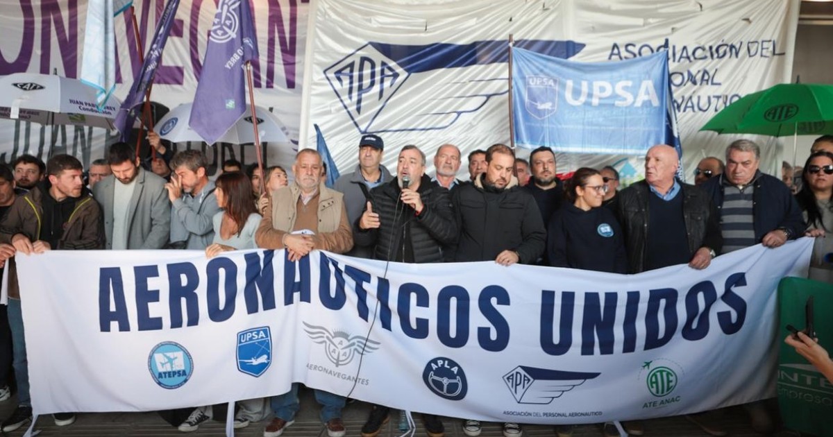 Lanzan una protesta sindical para este lunes que puede afectar el funcionamiento de todos los aeropuertos del país