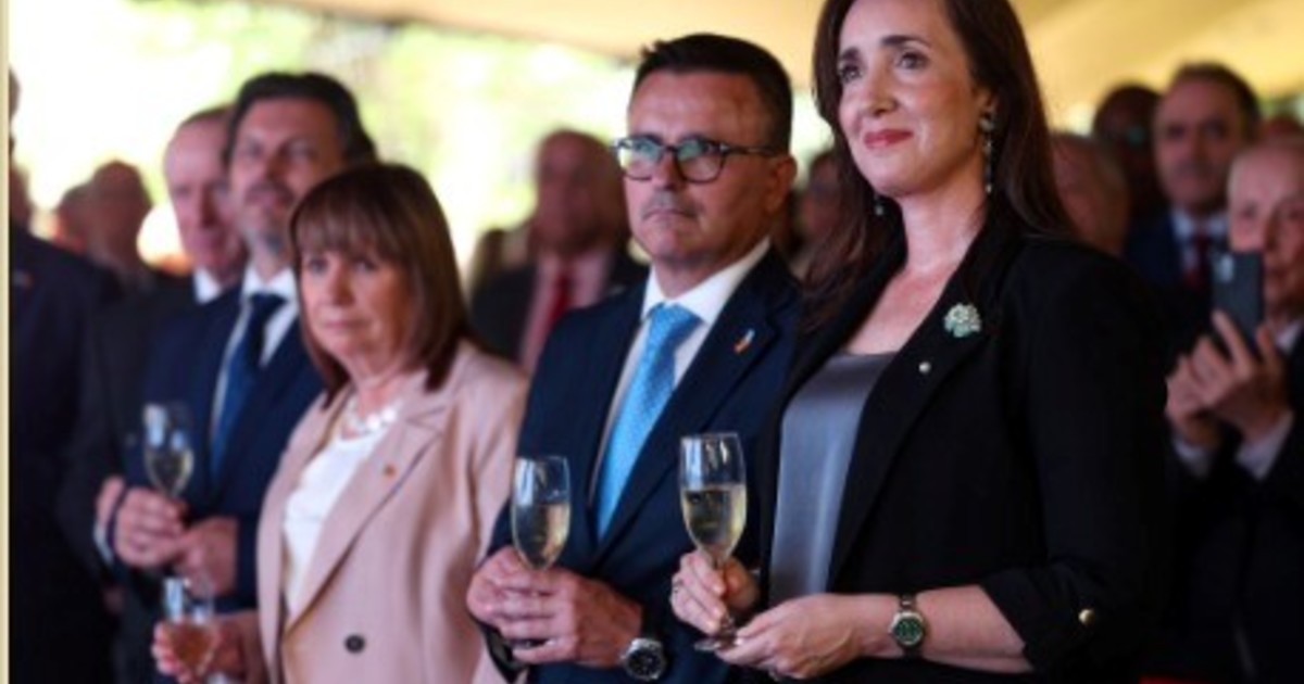 Patricia Bullrich y Victoria Villarruel se cruzaron en la fiesta nacional de España y evitaron saludarse