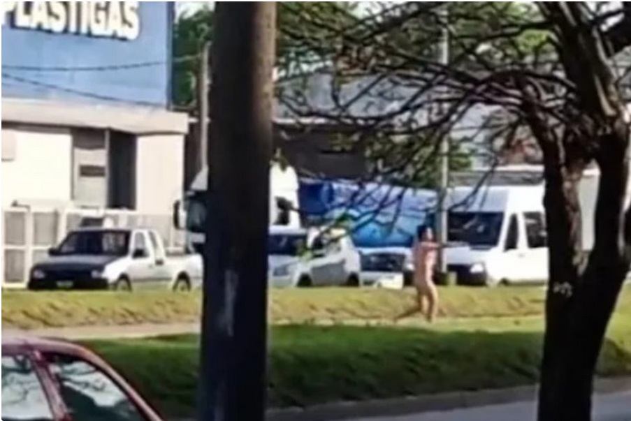Un hombre se paseó desnudo por una avenida de Mar del Plata y fue detenido