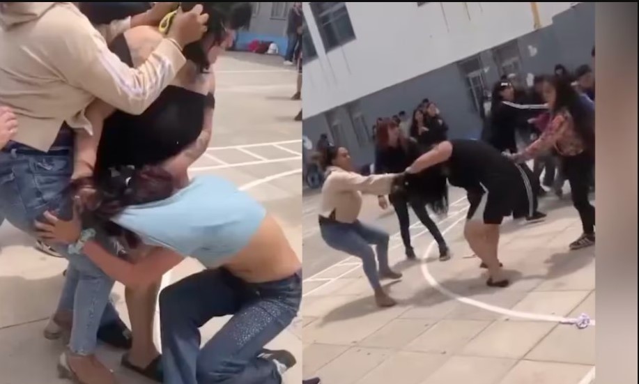 Batalla campal en una escuela de José C. Paz: madres se enfrentaron a golpes en el patio Batalla campal en una escuela de José C. Paz: madres se enfrentaron a golpes en el patio