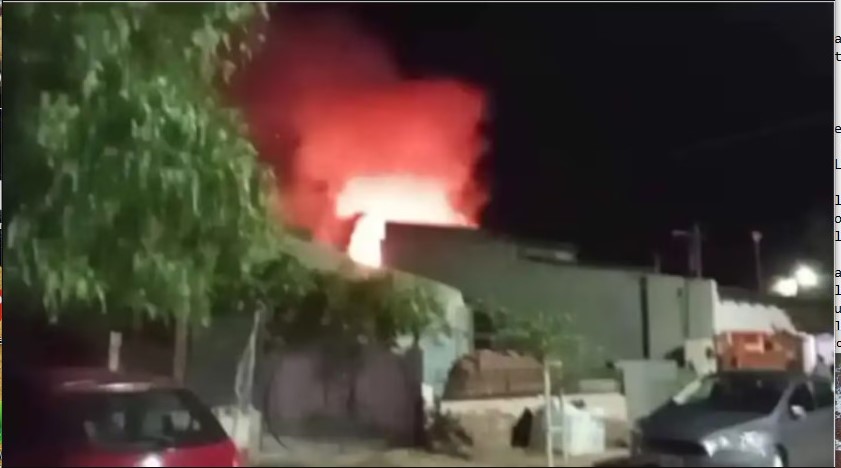 Navidad trágica en Río Negro: una cañita voladora incendió una casa y una familia perdió todo