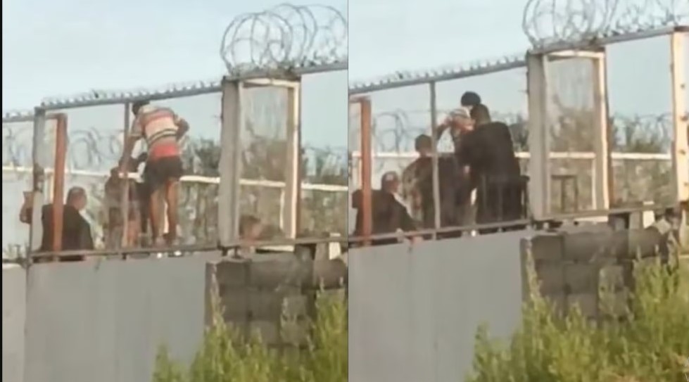 intentaron entrar a robar en un supermercado y quedaron atrapados en el alambrado