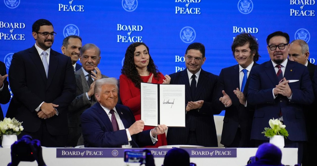Milei en el Consejo de la Paz de Trump: un saludo protocolar y un escenario junto a líderes no occidentales y de países musulmanes Milei en el Consejo de la Paz de Trump: un saludo protocolar y un escenario junto a líderes no occidentales y de países musulmanes