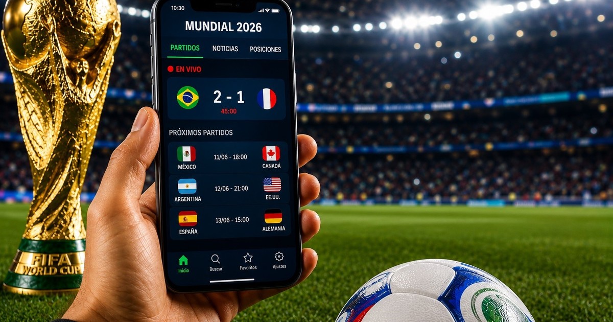 Cinco apps indispensables para seguir el Mundial: fixture, resultados en vivo, estadísticas y más