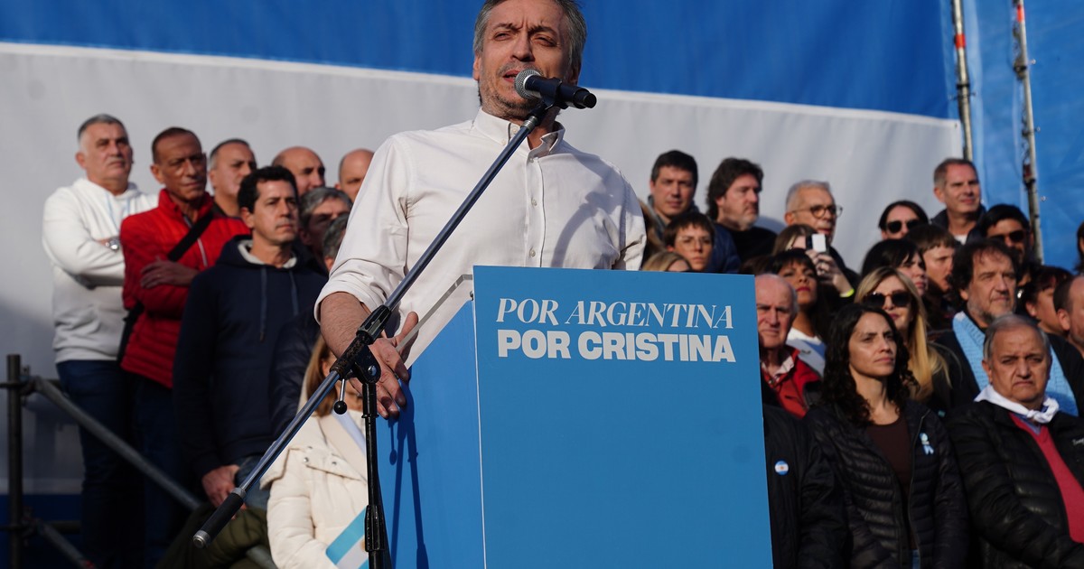 Máximo Kirchner le pegó a Kicillof y pidió que Cristina compita: «No queremos candidatos por default»
