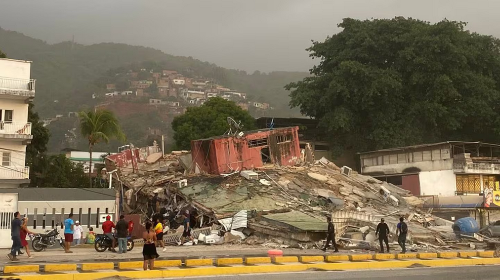 Dos fuertes terremotos sacuden Venezuela con colapsos y evacuaciones