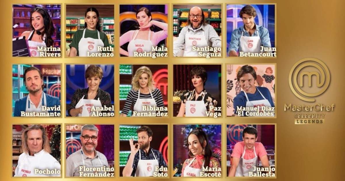 Los 15 famosos que regresan a las cocinas de ‘MasterChef Celebrity Legends’ en busca de una segunda oportunidad